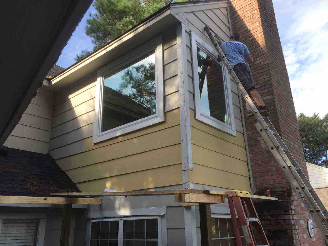 Replacement Windows Vinyl Frame Custom Sizes Hardie Siding